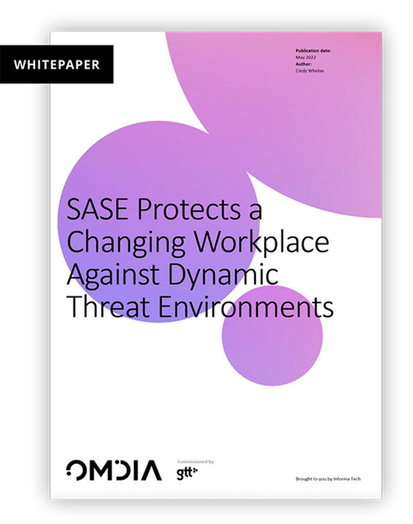 Omdia Whitepaper Sase for dynamic Threats