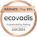 EcoVadis Medaglia di Bronzo 2024